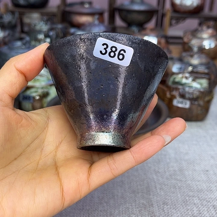 裸柴烧陶瓷手工茶器