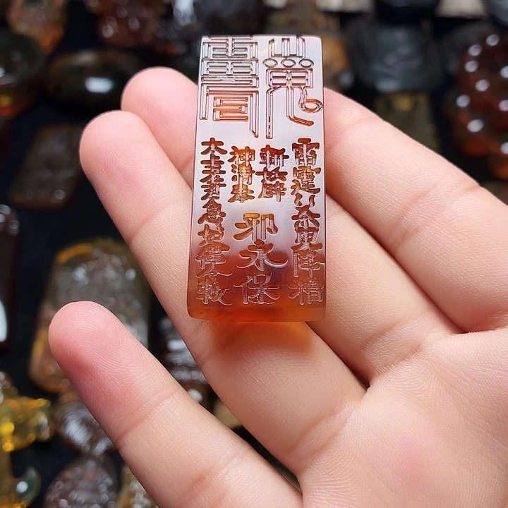 琥珀颈饰未镶嵌8.5