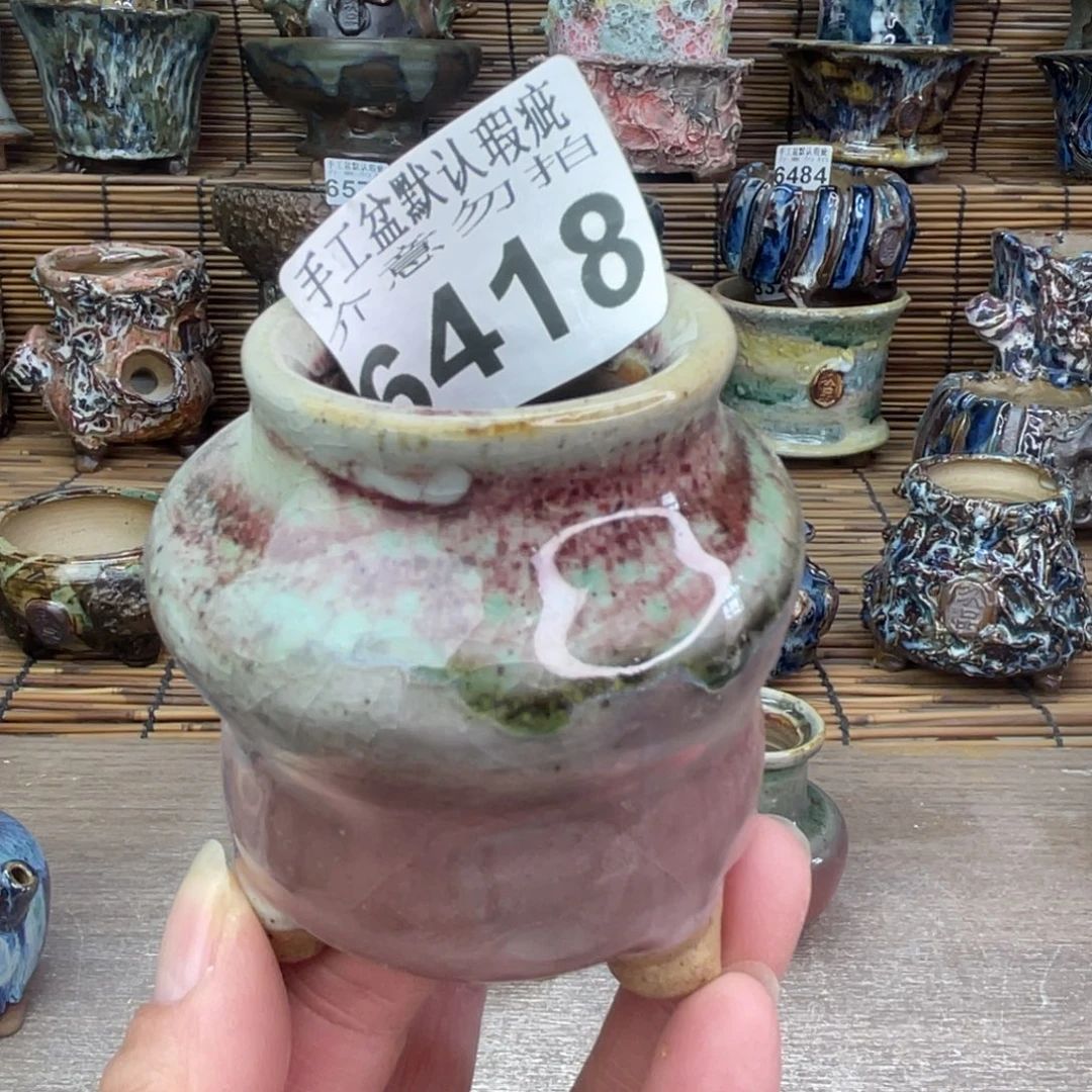 手工花盆默认瑕疵完美者勿拍