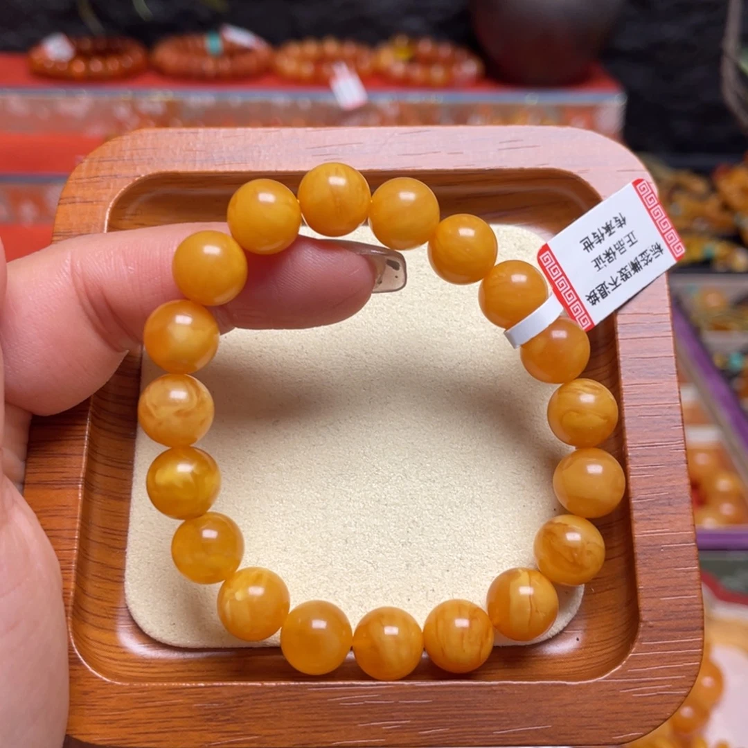 蜜蜡未镶嵌手链手串