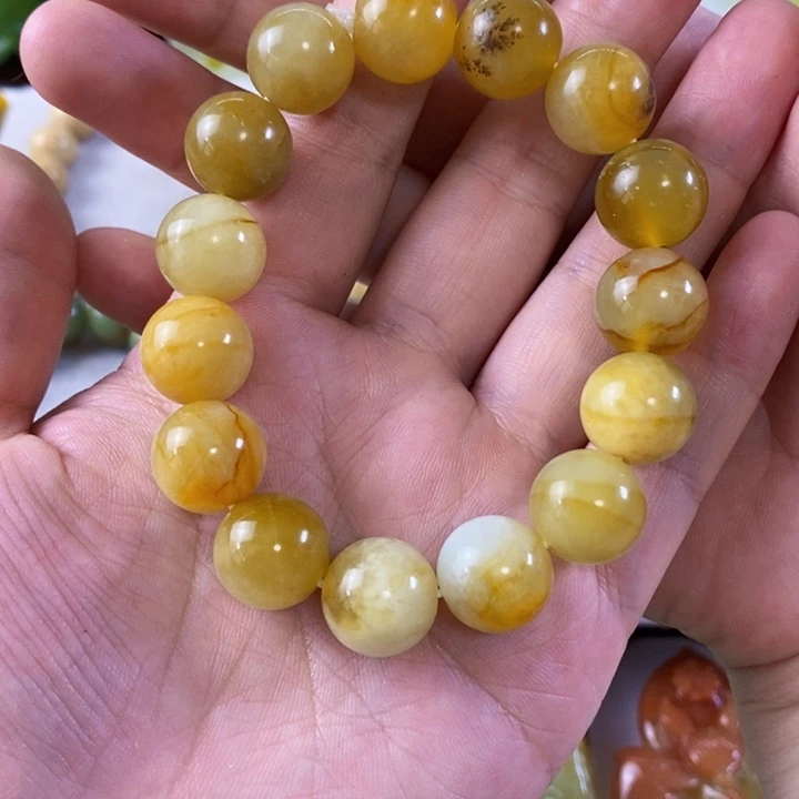 未镶嵌岫玉手串手链番****）