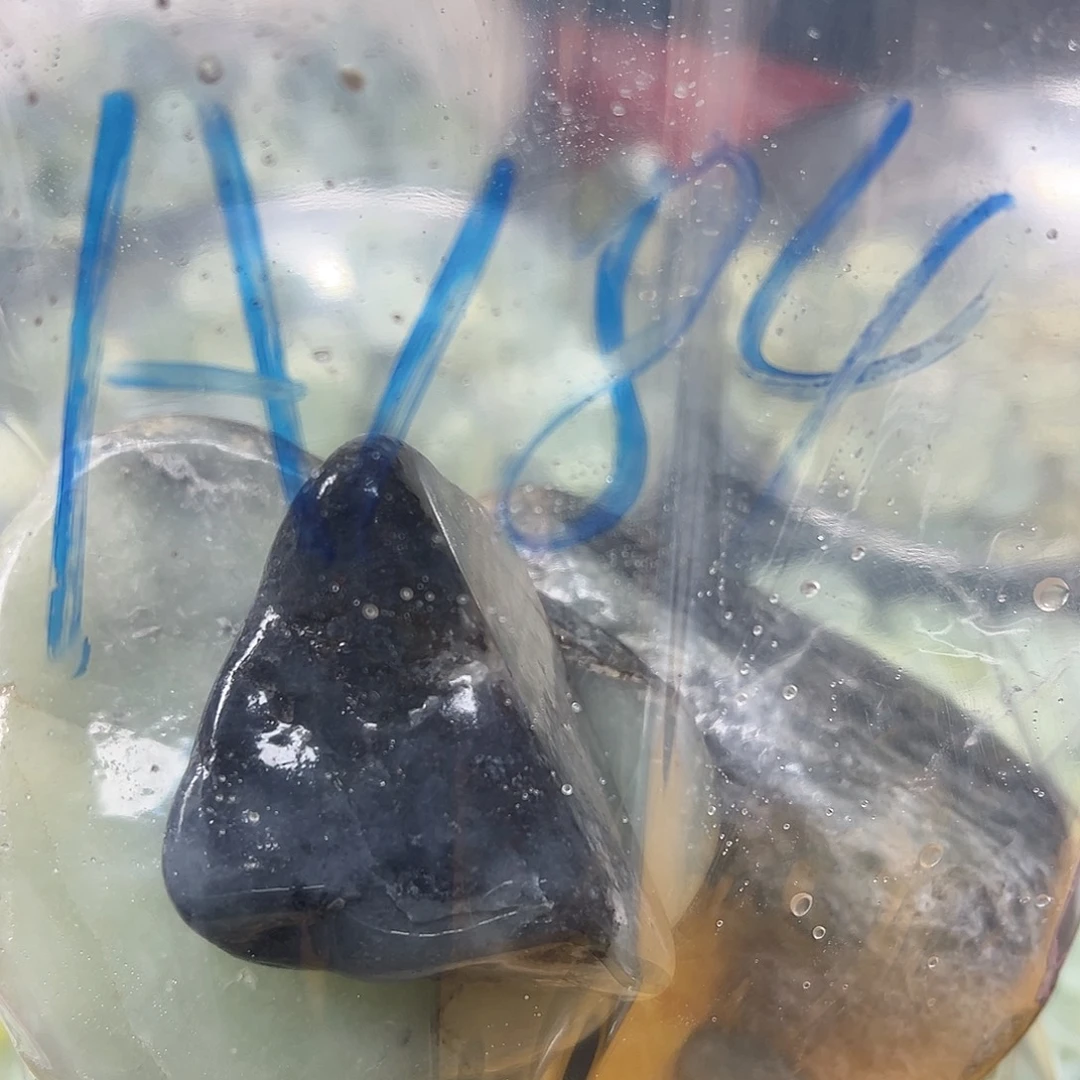 真***如蛇纹石玉未镶嵌鱼缸石 盆景石