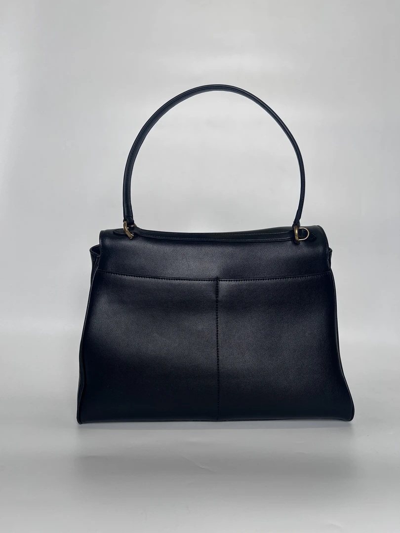 时尚百搭真皮女包 八托特小 黑色