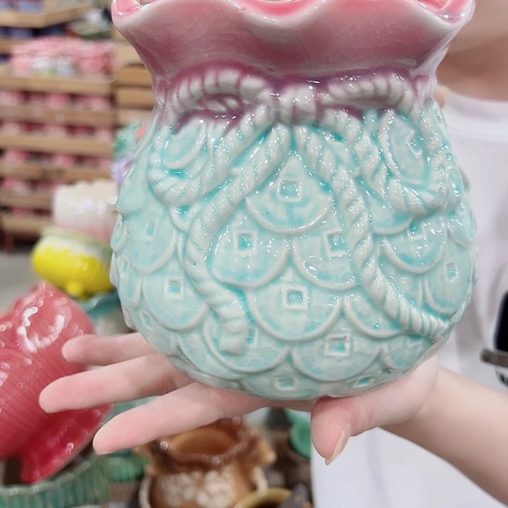 有孔，满10元发货多肉陶瓷花盆