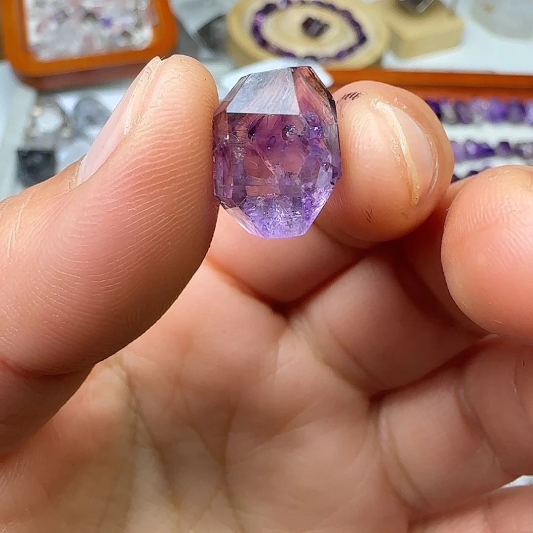 珠宝半成品未镶嵌水晶水胆