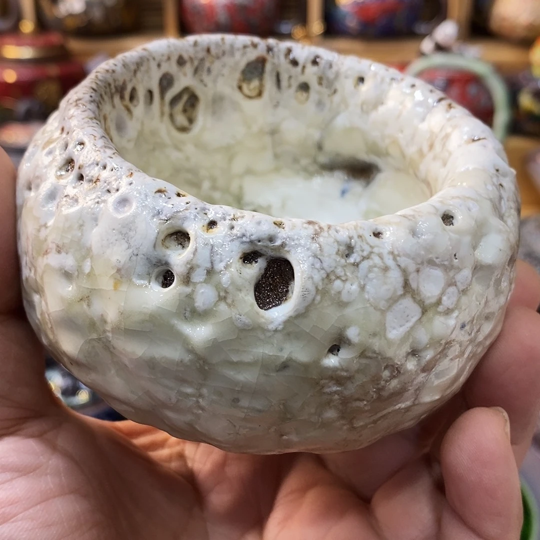 粗陶志野柴烧茶器