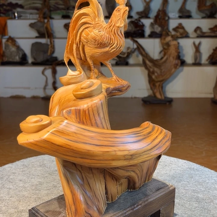 柏木（崖柏）根雕工艺摆件