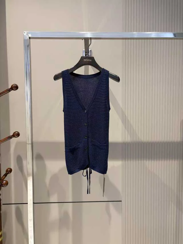 【启恒】针织无袖开衫马甲2168