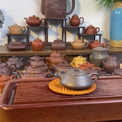 琉璃手工艺品紫砂壶