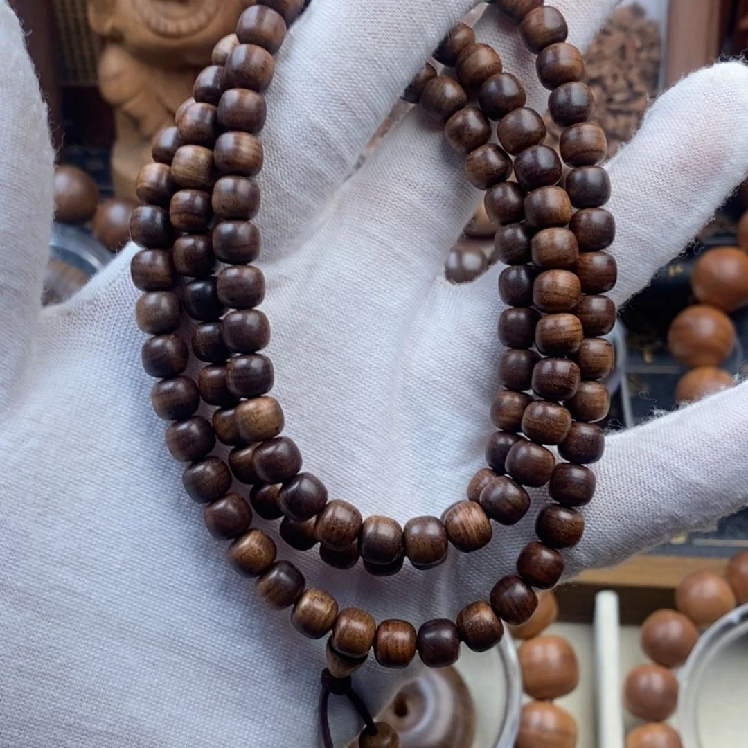 檀香木手串/手链老山檀，焦糖0607