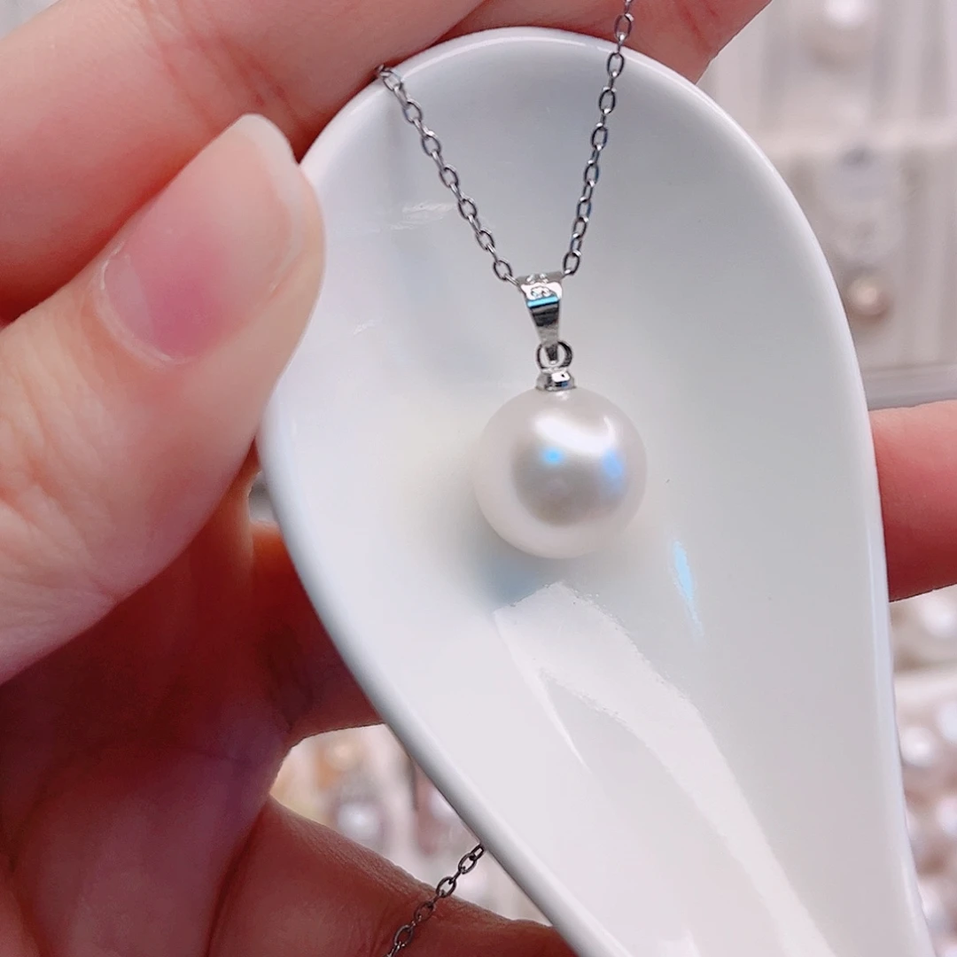 淡水珍珠未镶嵌吊坠(赠链)