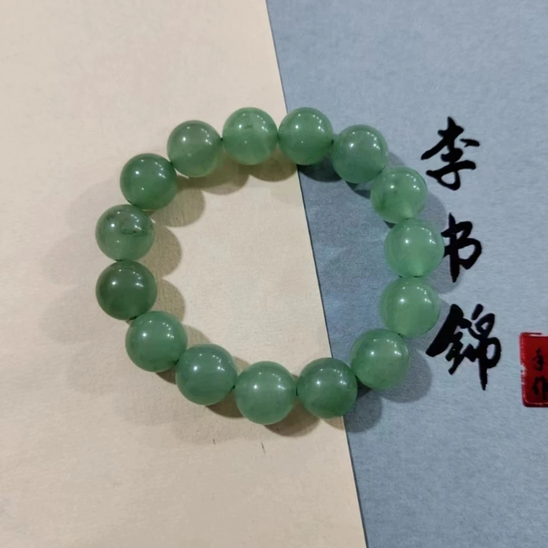 李书锦保真天然东陵玉手串卡12左右 多样性发货