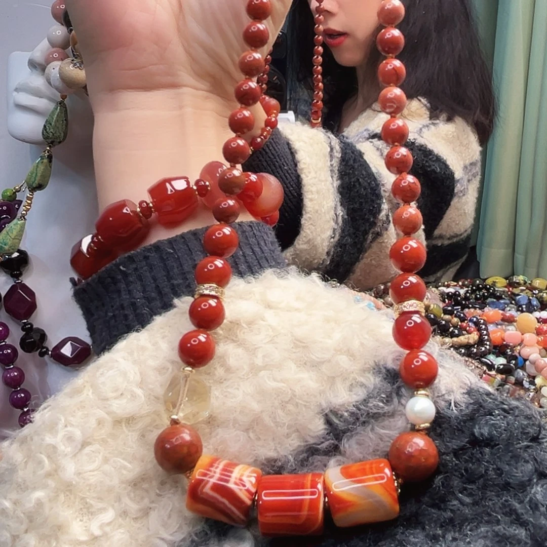 玛瑙/玉髓未镶嵌颈饰玛瑙c50