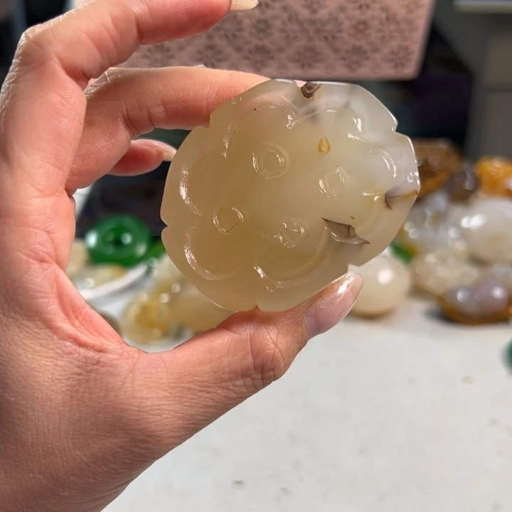 玛瑙/玉髓吊坠(不含链)未镶嵌