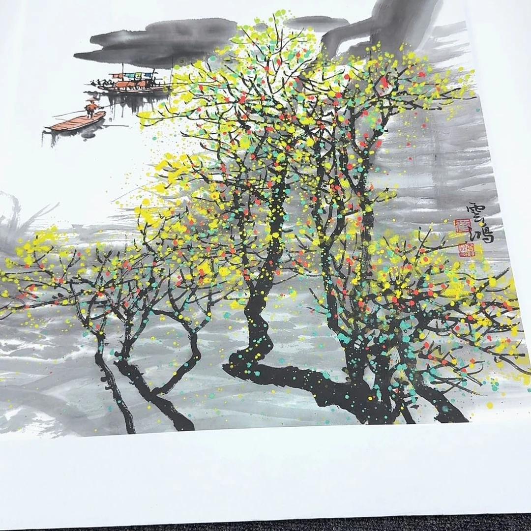 国画【十周年放漏】黄云鸿纯手绘作品50✖️50