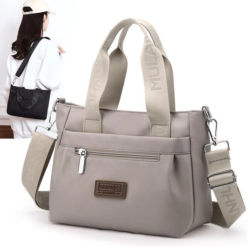 牛津布手提包春秋季2025新款大容量尼龙女包风潮单肩斜挎包妈妈包