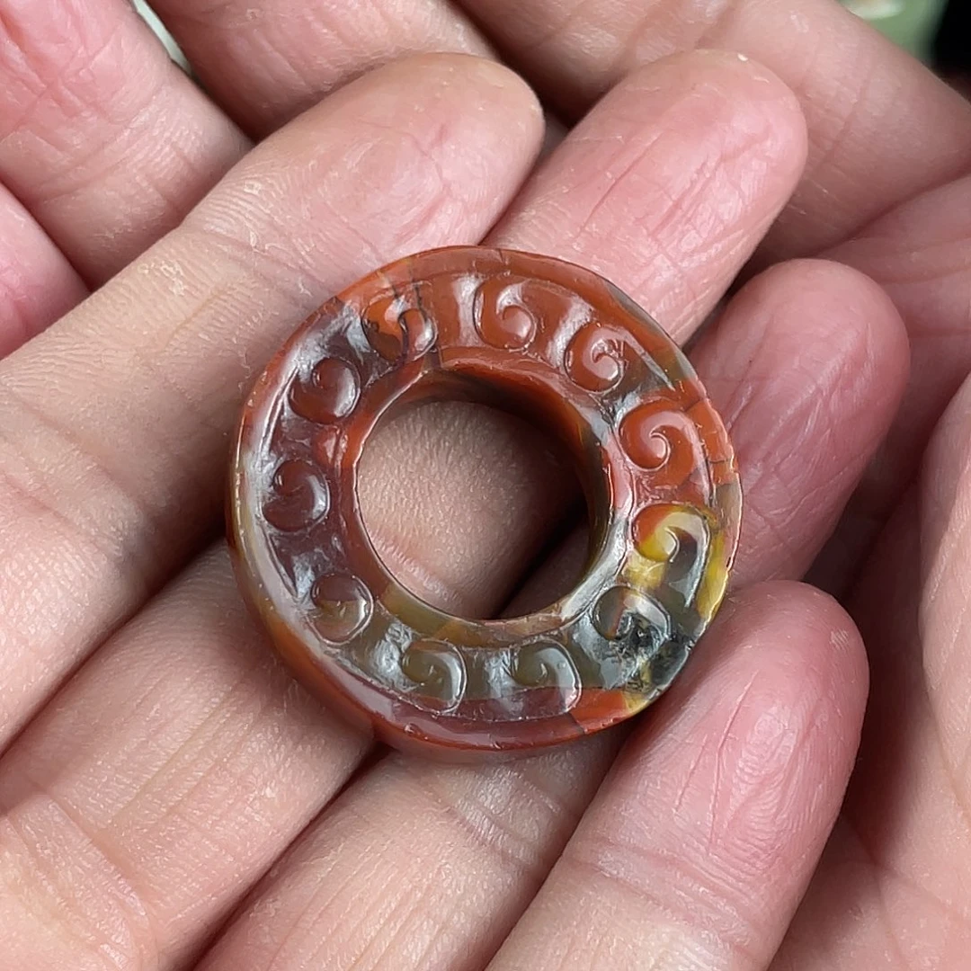 未镶嵌车挂玛瑙/玉髓躺*