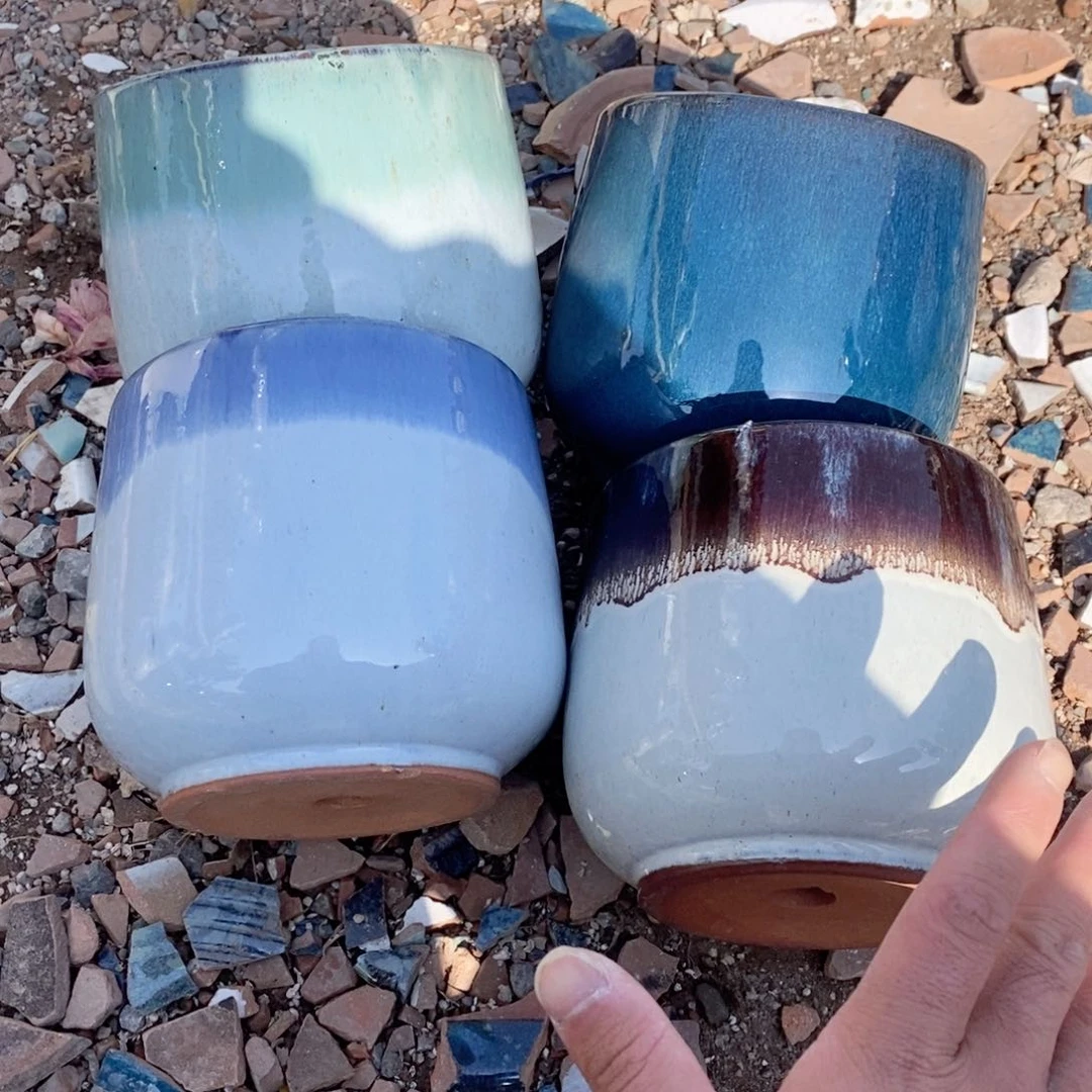 红陶杨杨花盆0206-向小龙蛋