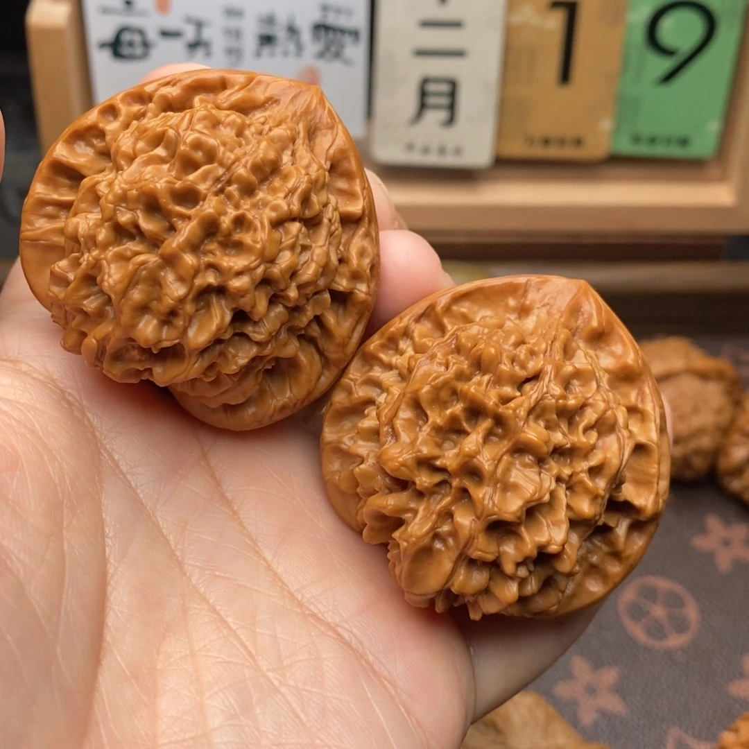 文玩核桃把件官帽47