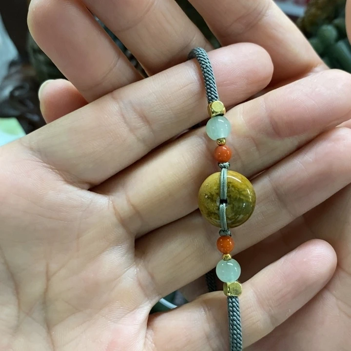 未镶嵌手链岫岩河磨玉（透闪石质玉）