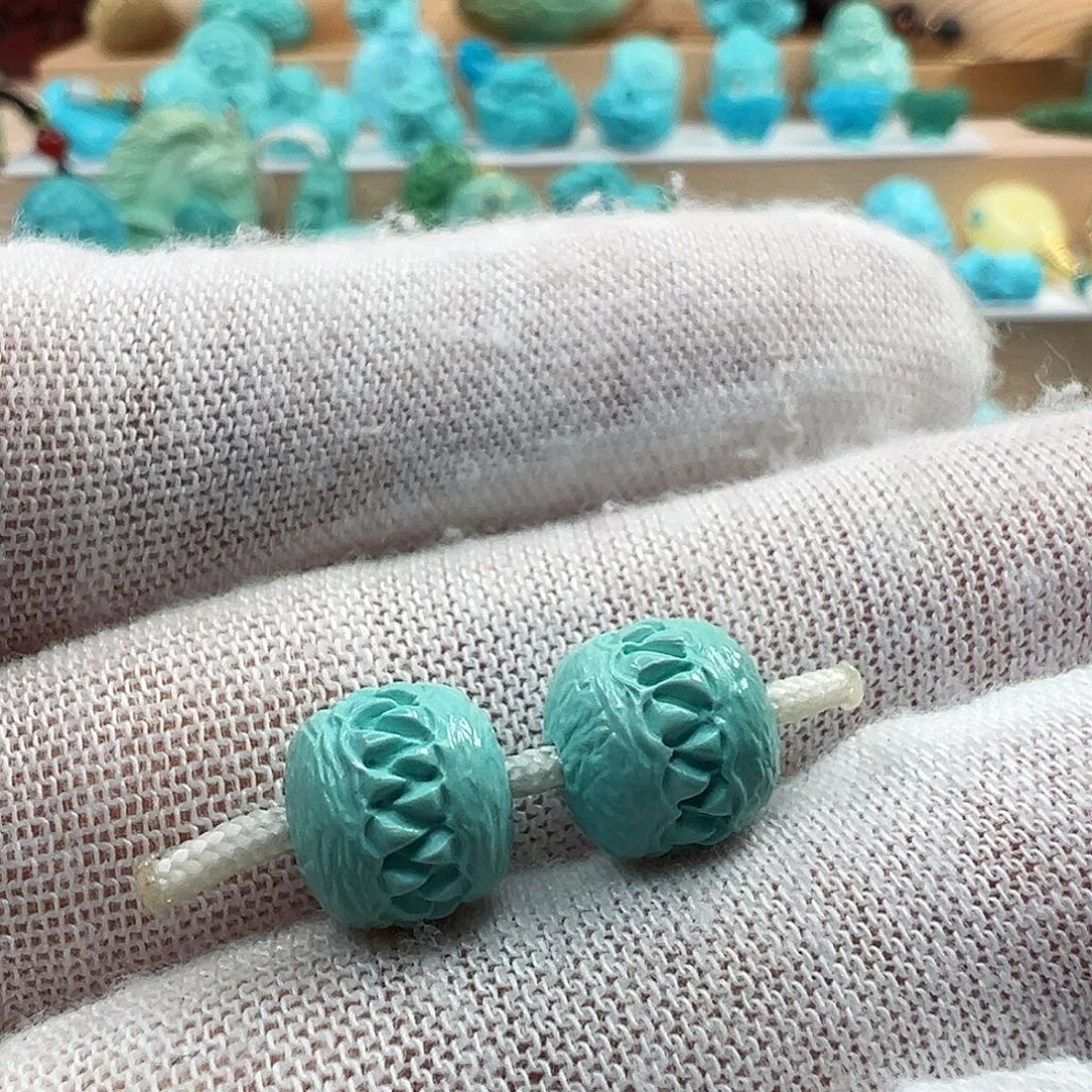 绿松石未镶嵌吊坠(不含链)9+