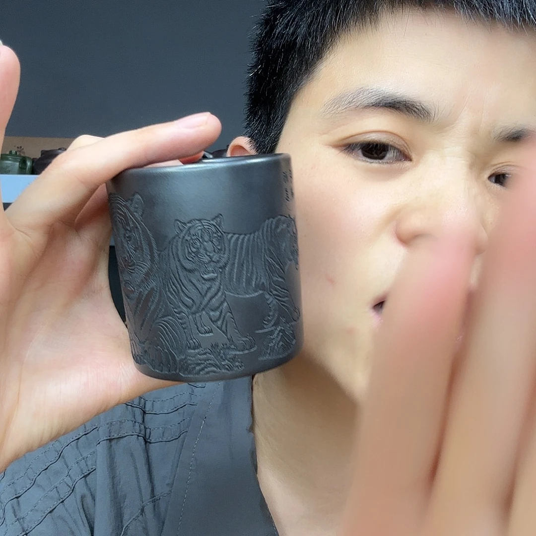 底槽青茶壶民间手艺人全手工制作