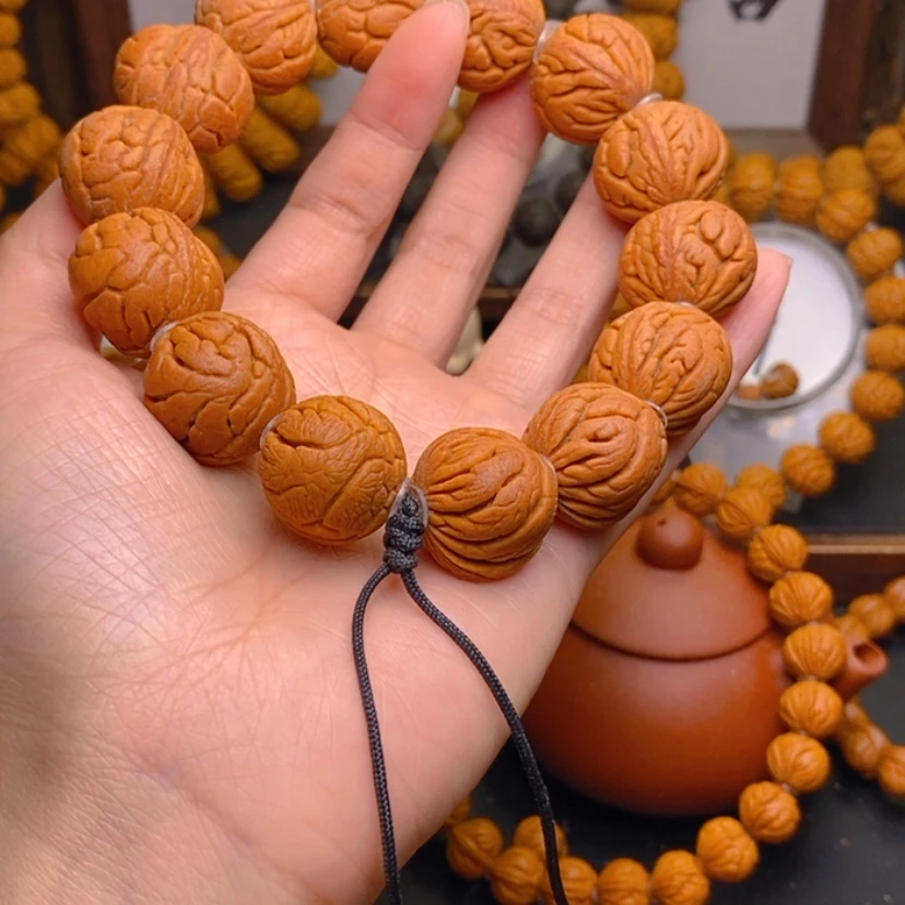 【闪购商品】桃核手串七*后龙文桃核