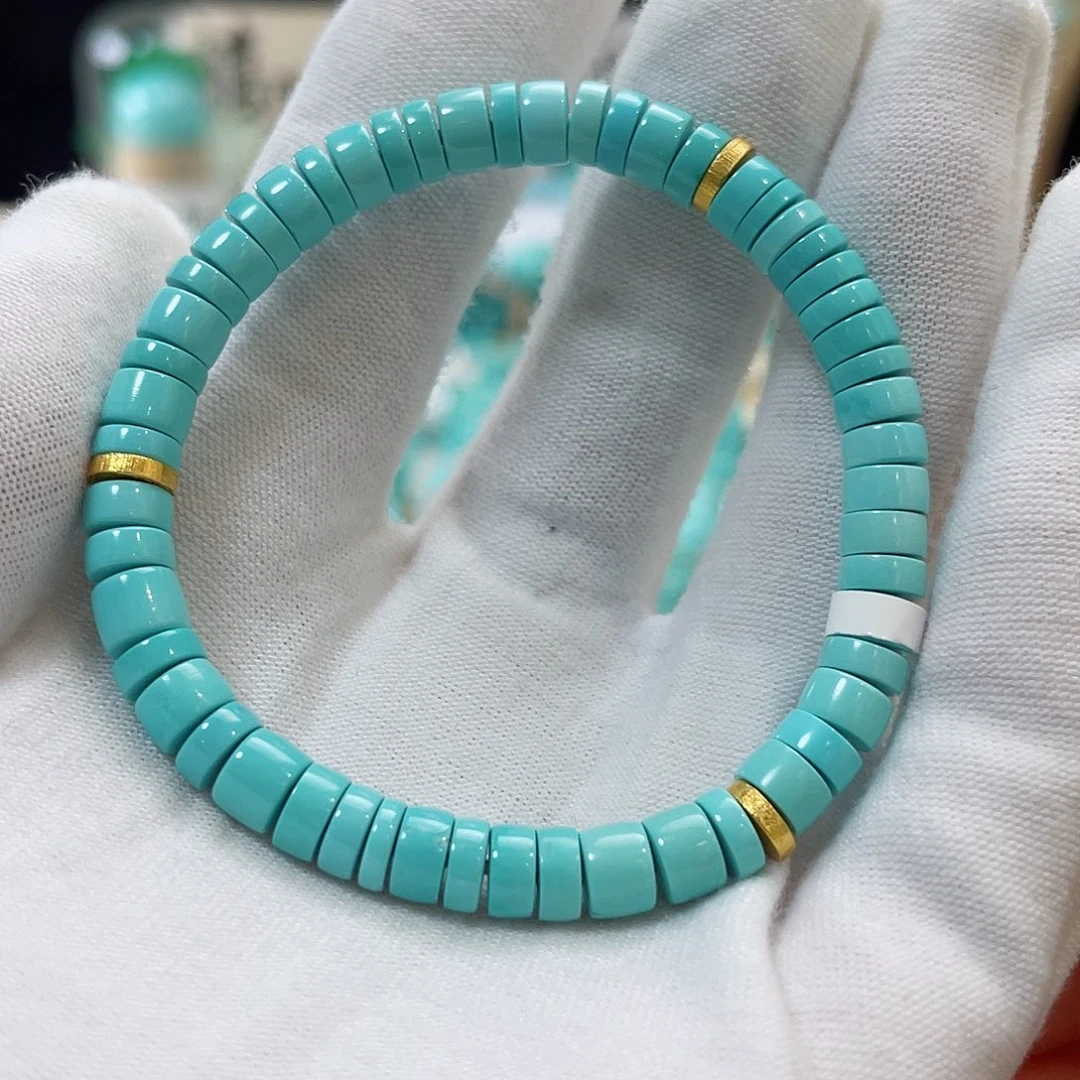 绿松石珠宝奇石未镶嵌@**r