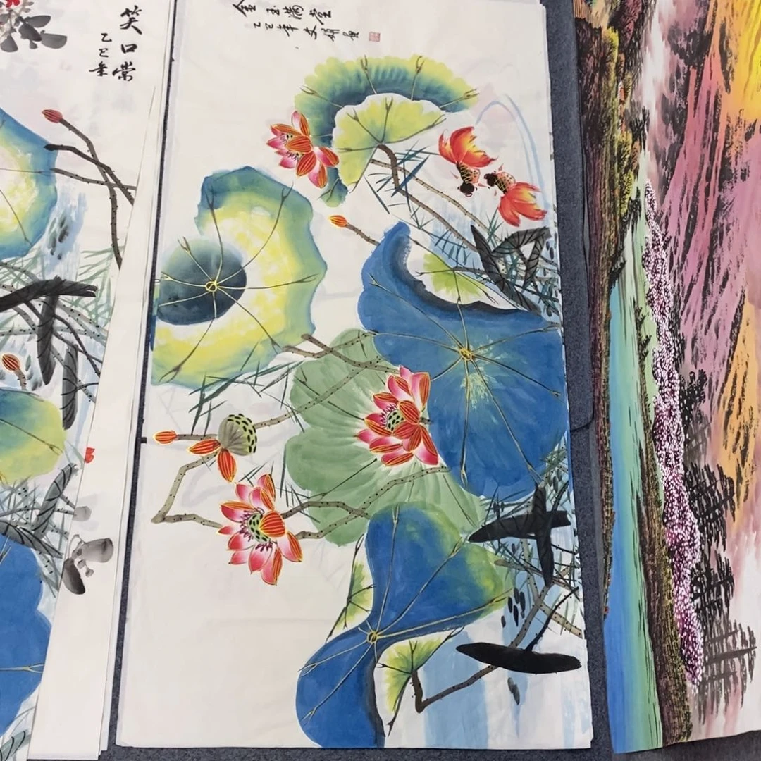 国画尺寸140✖️70四尺精品手绘画