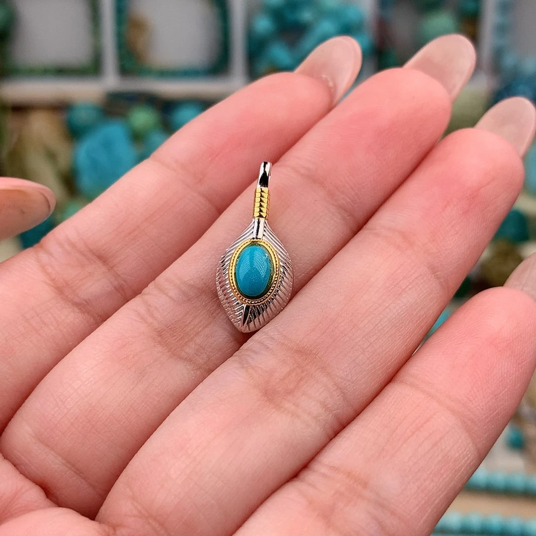 未镶嵌绿松石珠宝奇石