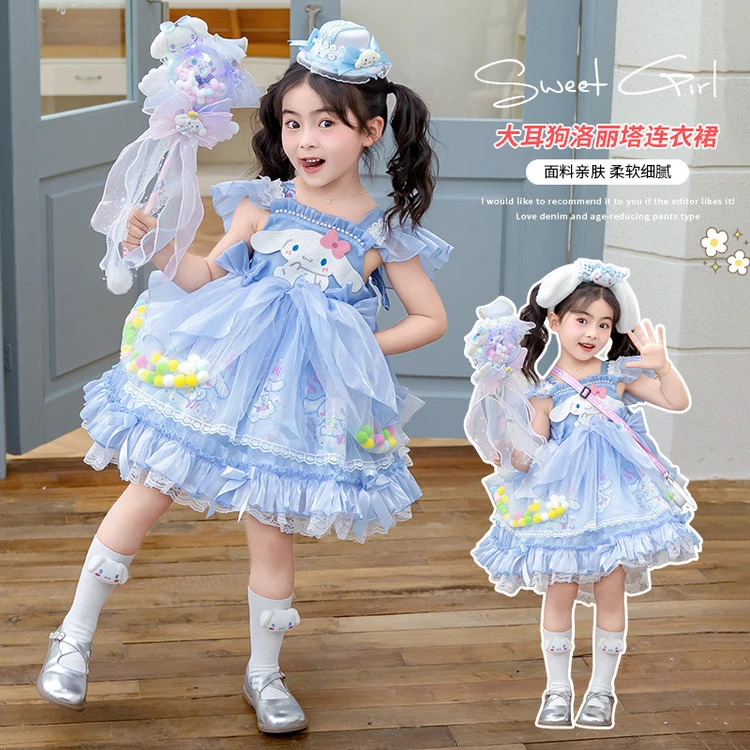 小女孩2025新款爆款连衣裙洛丽塔独特漂亮夏季公主裙礼服生日
