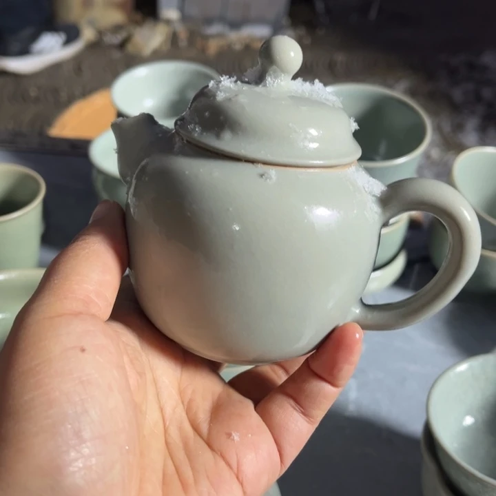 静***语柴烧汝瓷壶壶壶壶