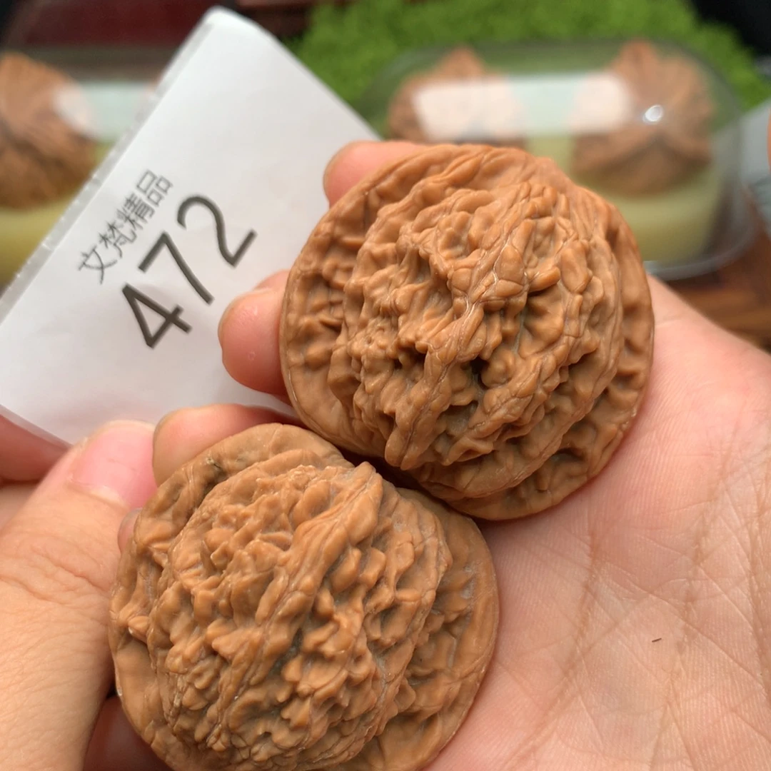 文玩核桃把件42全品麦虎