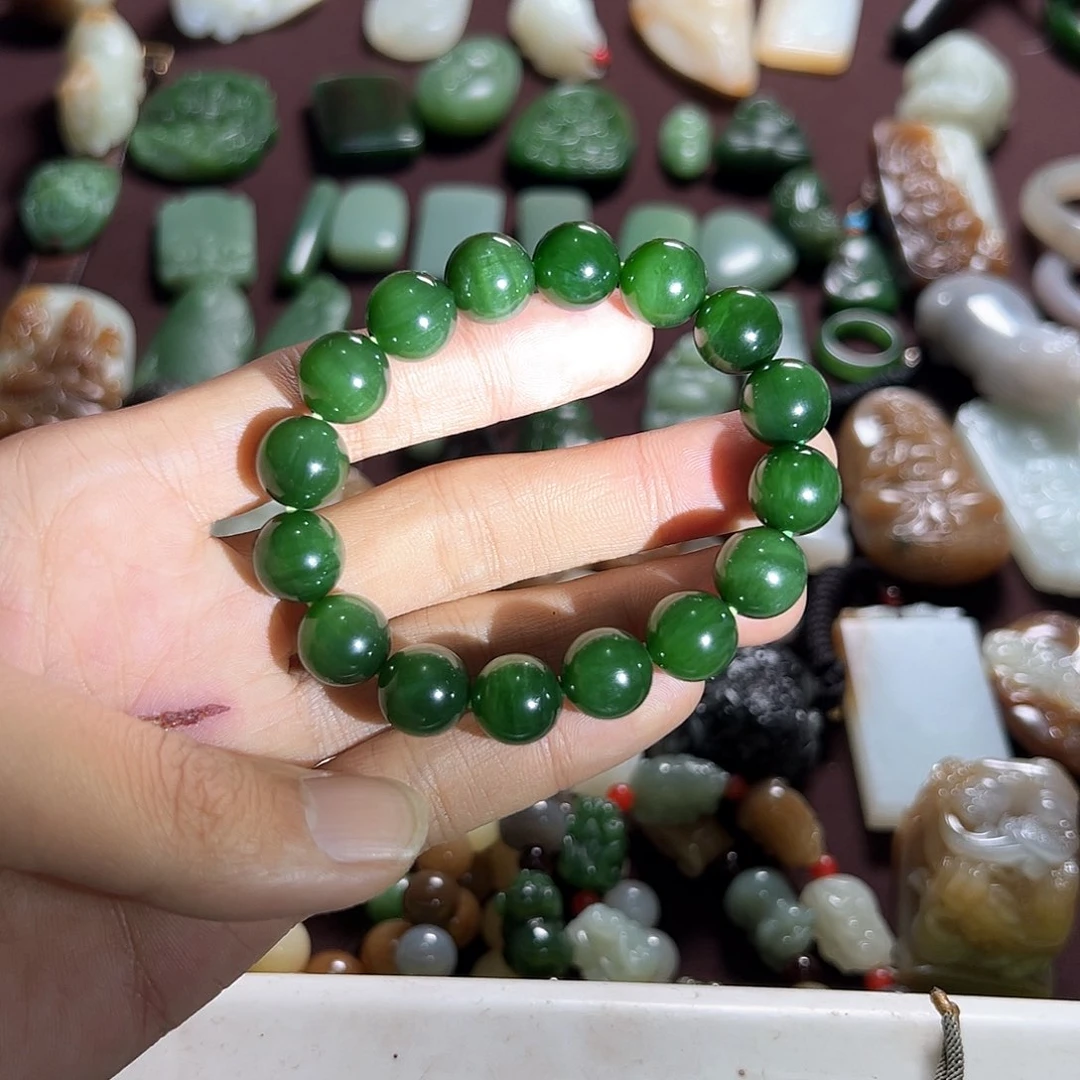 和田玉手串未镶嵌