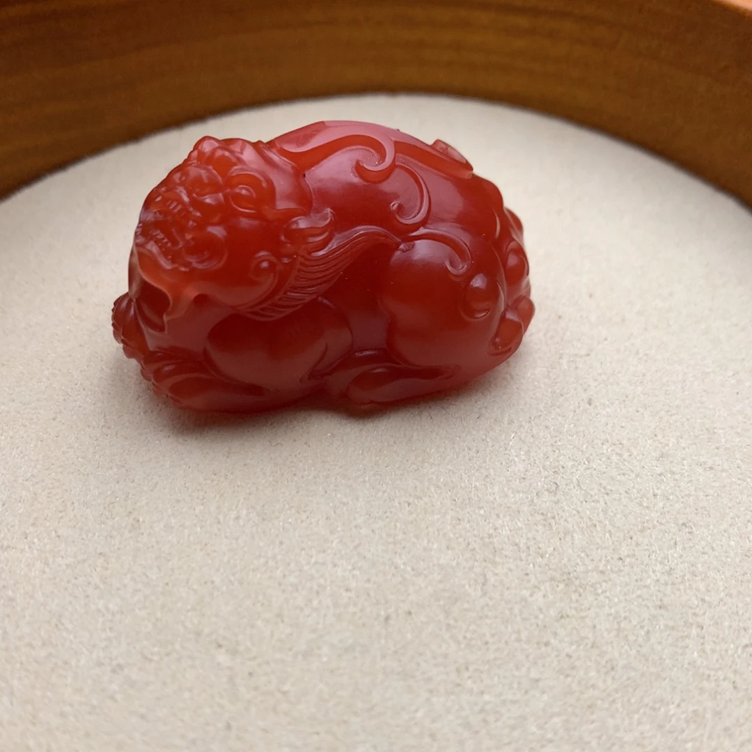 南红玛瑙未镶嵌保山天然原矿南红貔貅吊坠