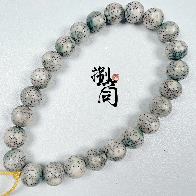 星月菩提石玉料正圆手持手串星月菩提尺寸手串星月菩提