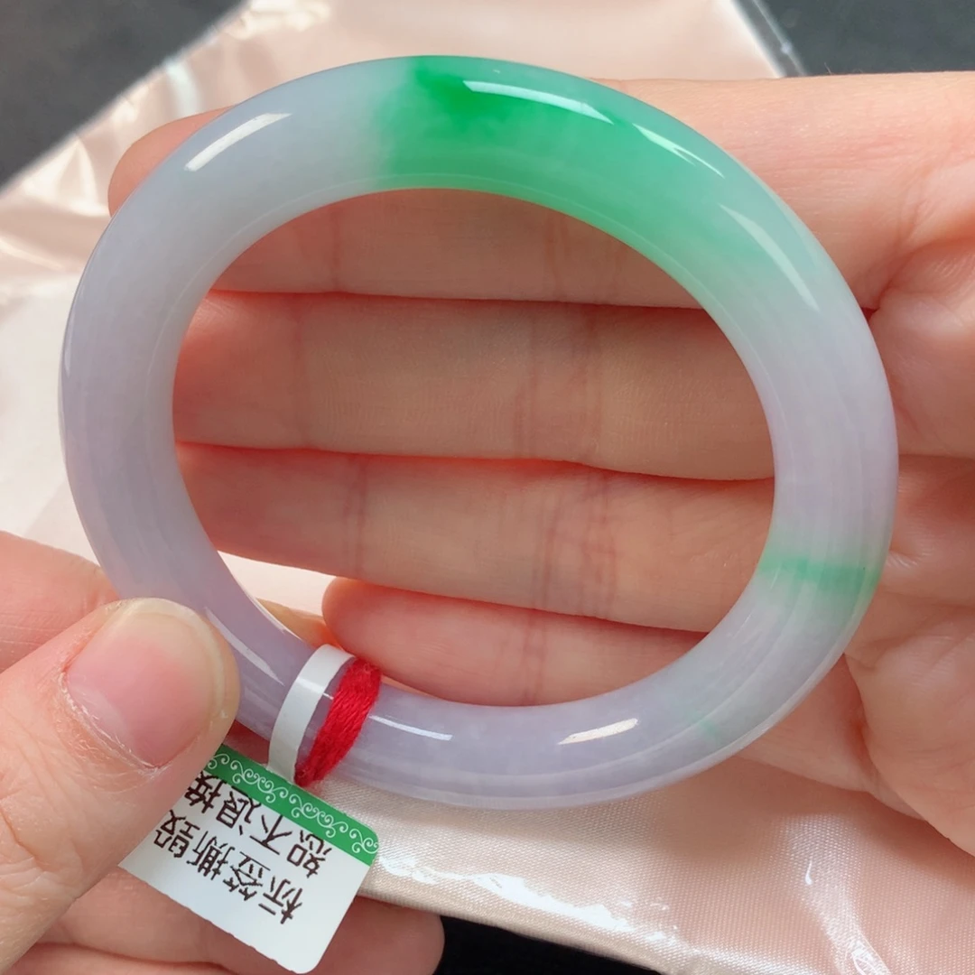 未镶嵌手镯翡翠缅甸天然翡翠手镯54