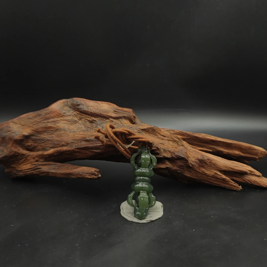 Z和田玉降魔杵吊坠1832