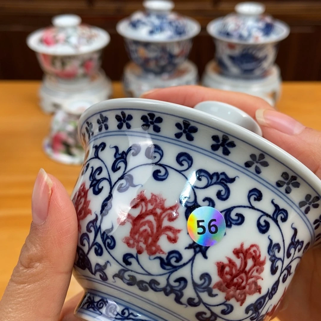 手绘现代茶具非古董