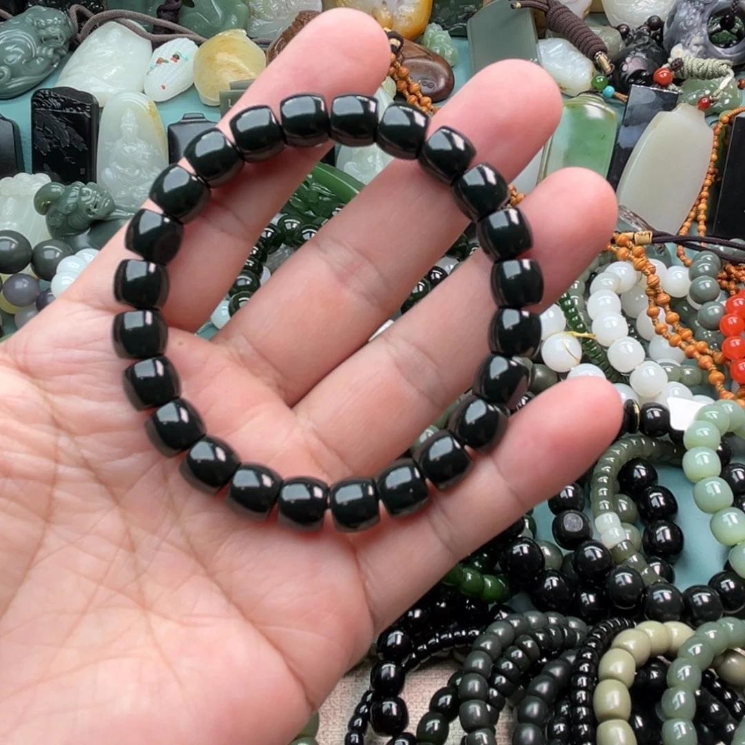 和田玉手链未镶嵌金****家