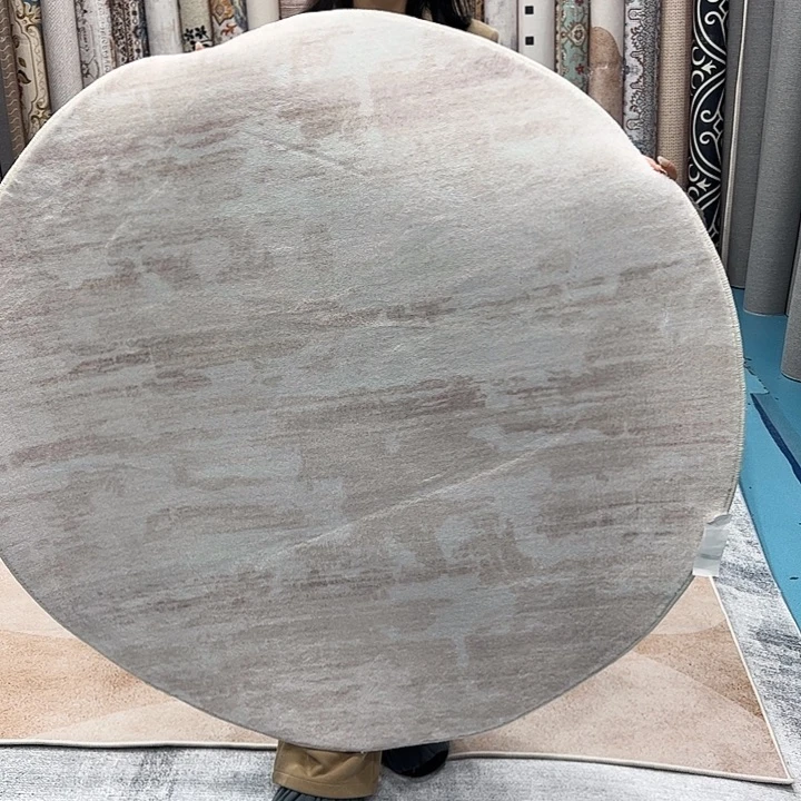 混纺加厚棉布底仿羊绒直径一米圆全新特价福利