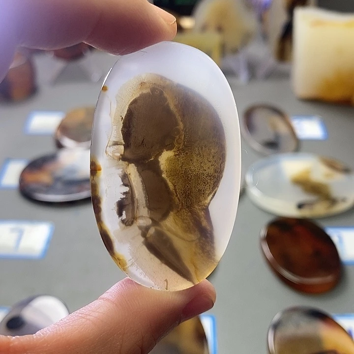 用***3玛瑙/玉髓未镶嵌珠宝半成品