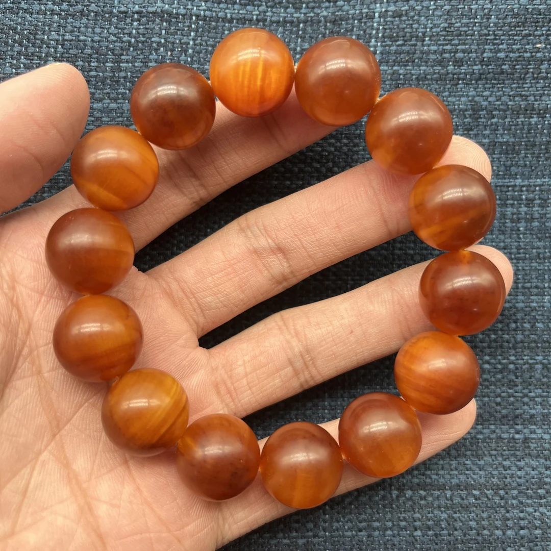 A2 松木单圈手串胡坡木卡16 1375（配A2礼盒套装）