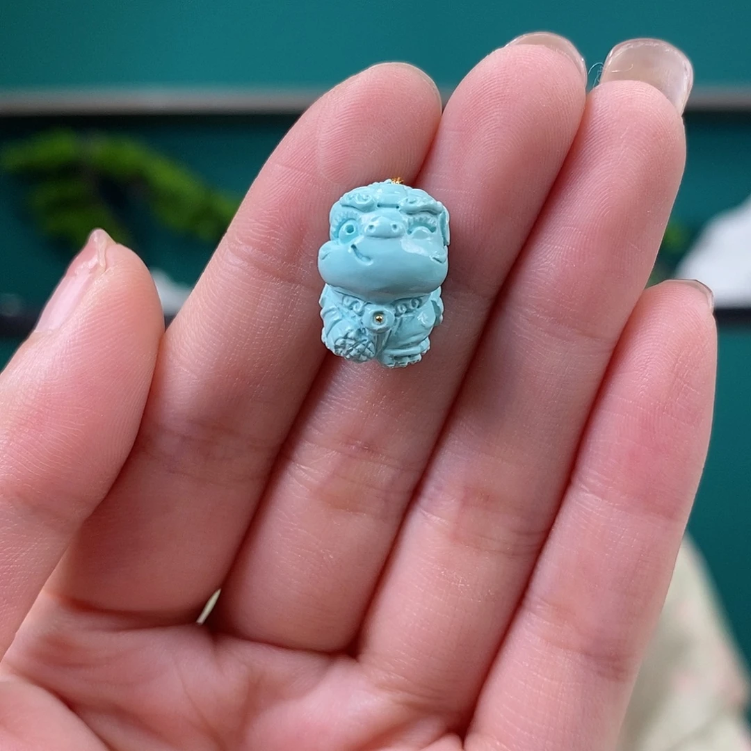 未镶嵌绿松石挂件