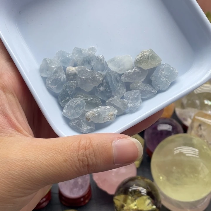珠宝半成品水晶未镶嵌57号海蓝宝
