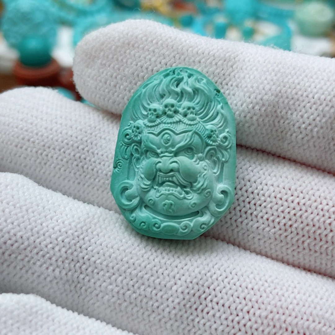 绿松石未镶嵌珠子