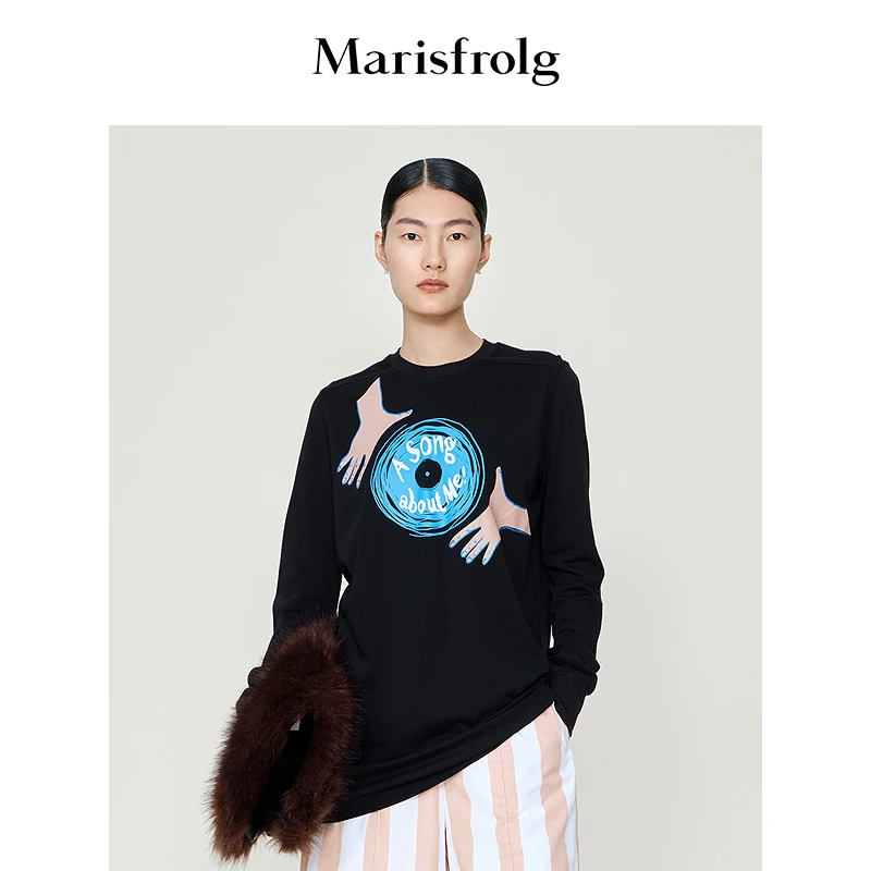 Marisfrolg玛丝菲尔印花T恤A1BW40287