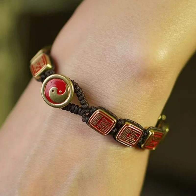 铁手链 【讳字手链】把新年愿望交给神仙国潮高级感传统文化情侣款