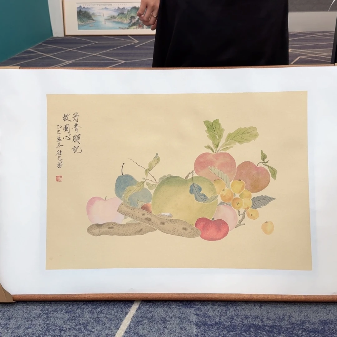 国画国画作品山水花鸟