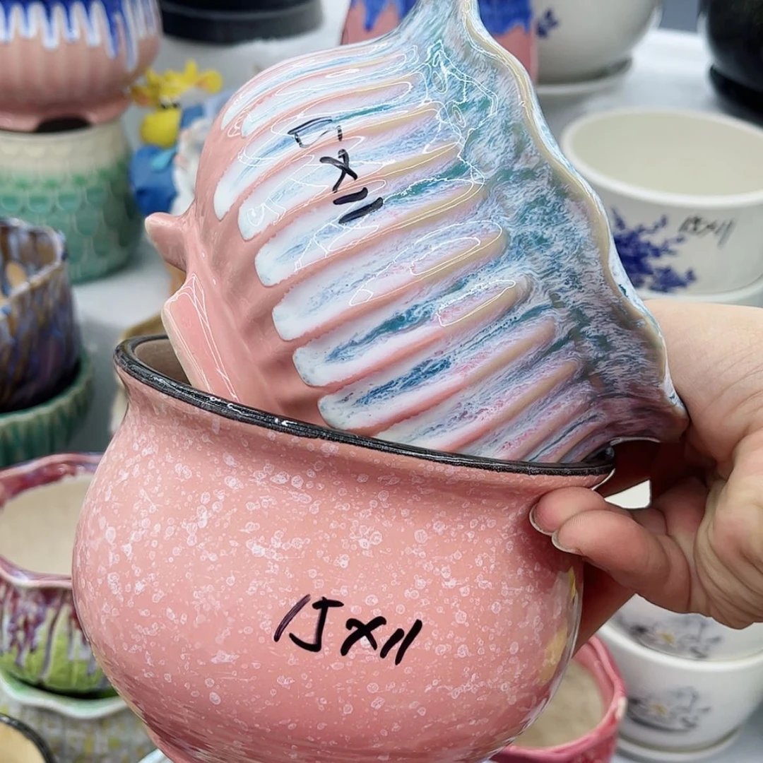 【闪购商品】陶瓷多肉绿植陶瓷花盆
